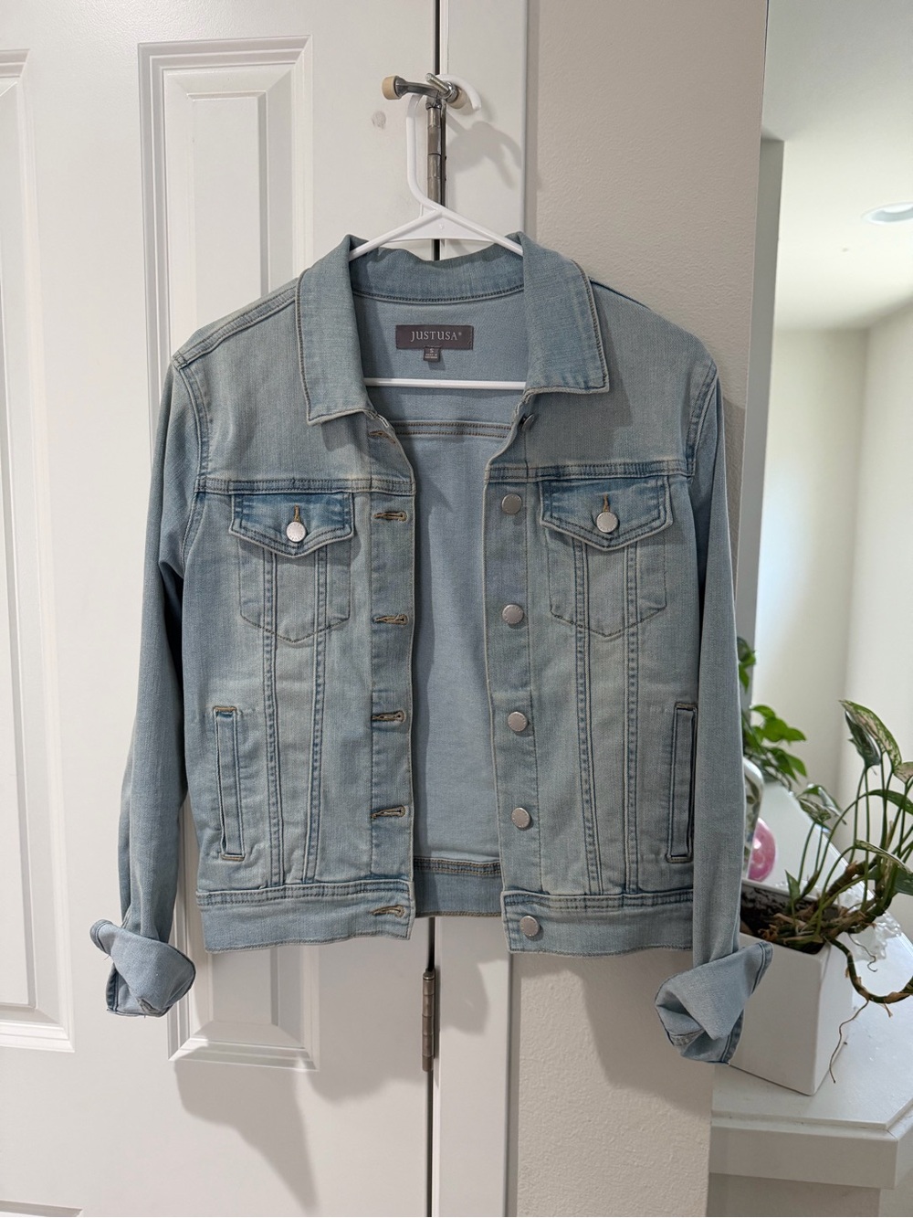 Just USA Light Blue Denim Trucker Jacket